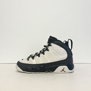 2016 Air Jordan Retro 9 IX GS OG Space Jam Blk Wht Red 302359 112 Sz 4.5Y